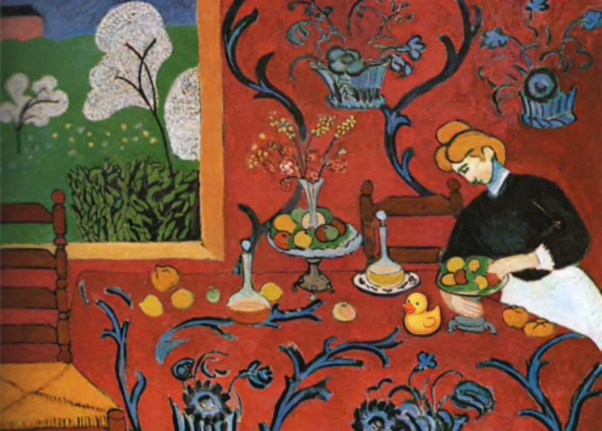 La desserte rouge 1906