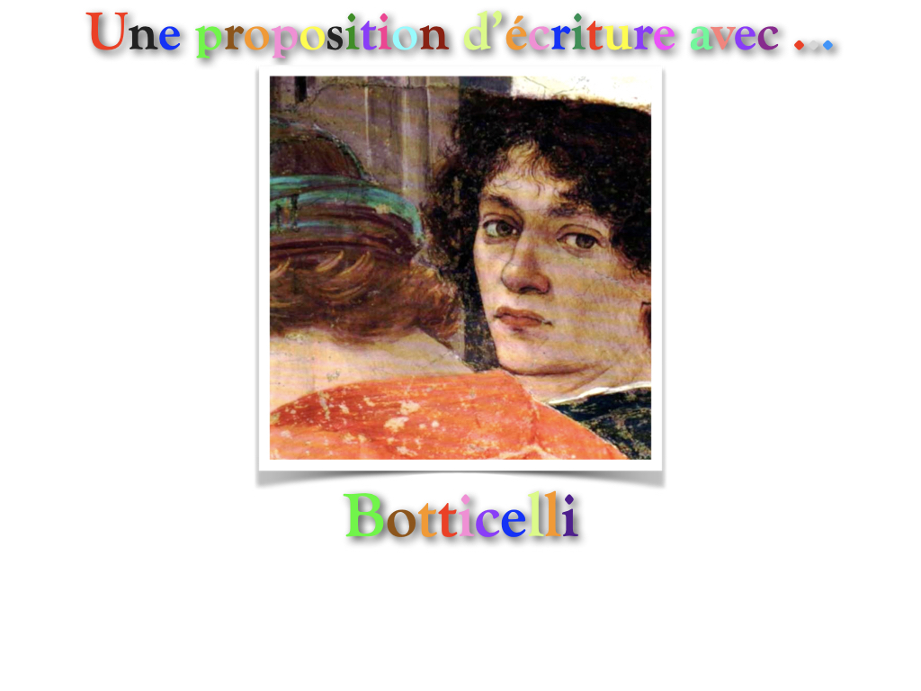 Proposition d'écriture