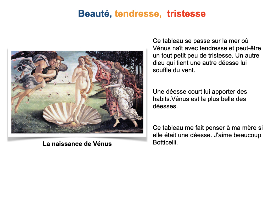 Proposition d'écriture