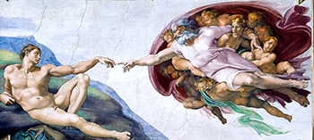 Représentation artistique de Michel-Ange