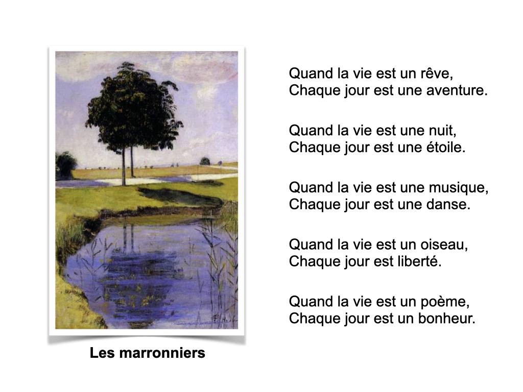 Proposition d'écriture