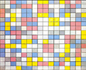 tableau de Mondrian