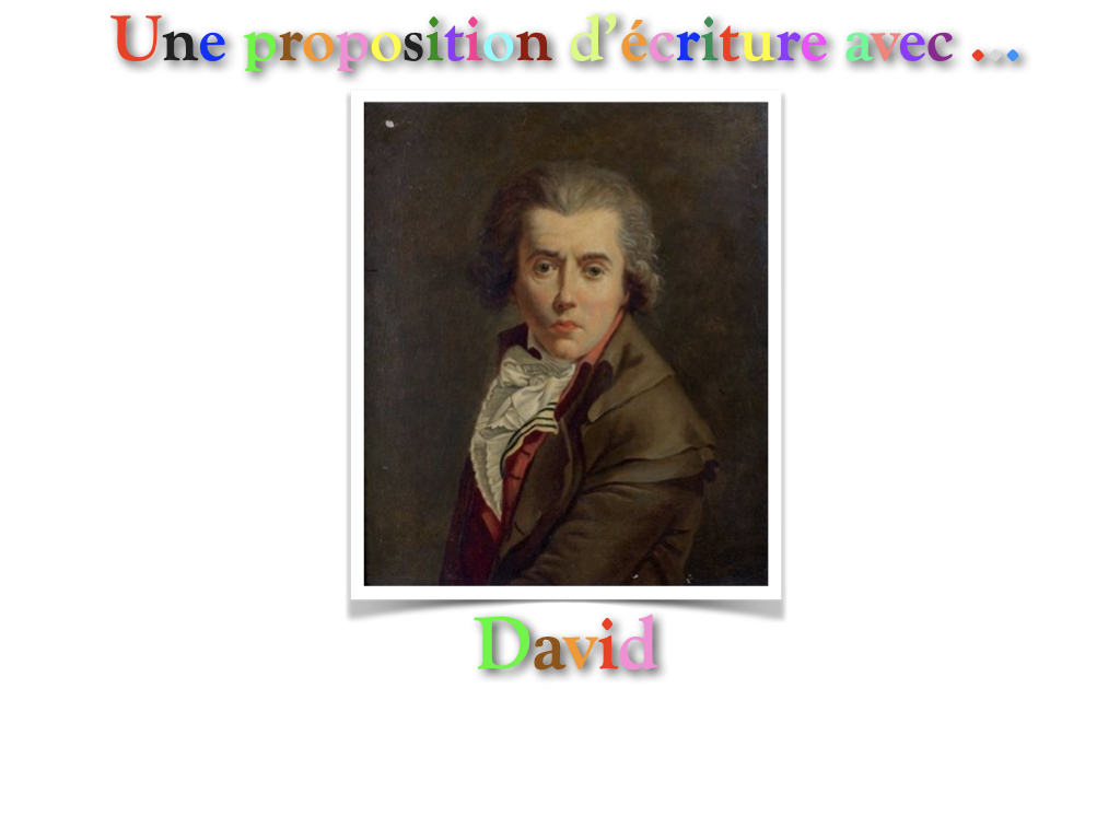 Proposition d'écriture